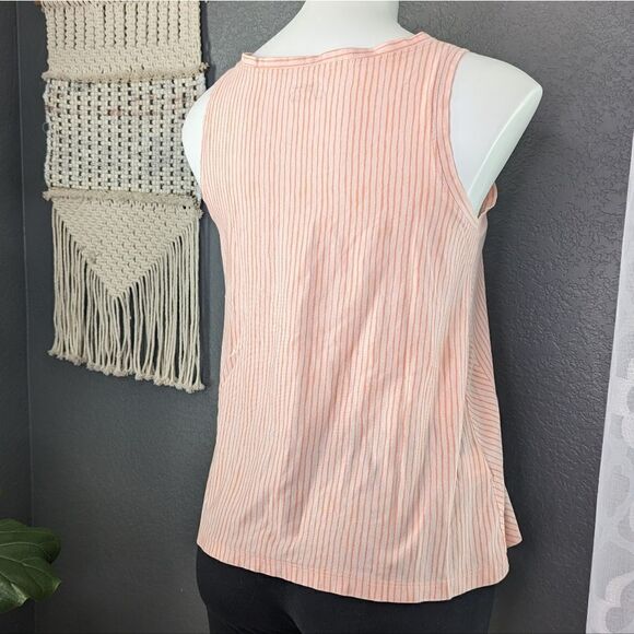 Eddie Bauer Peach Striped Tank Top - Picture 4 of 10